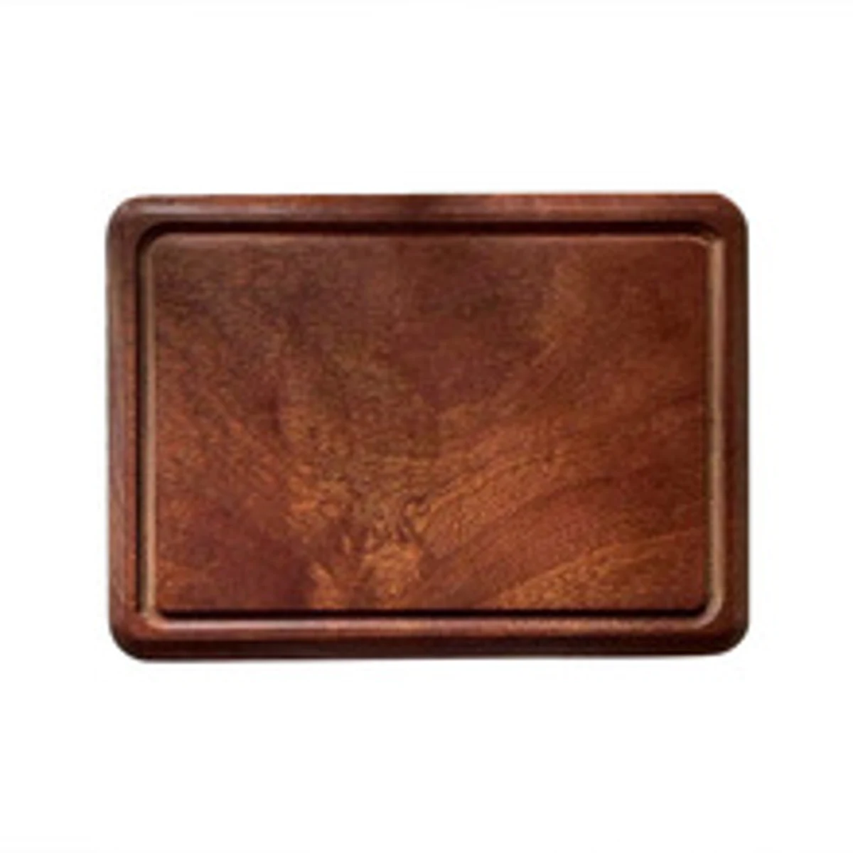 Rectangular Ulin wood cutting board with juice groove