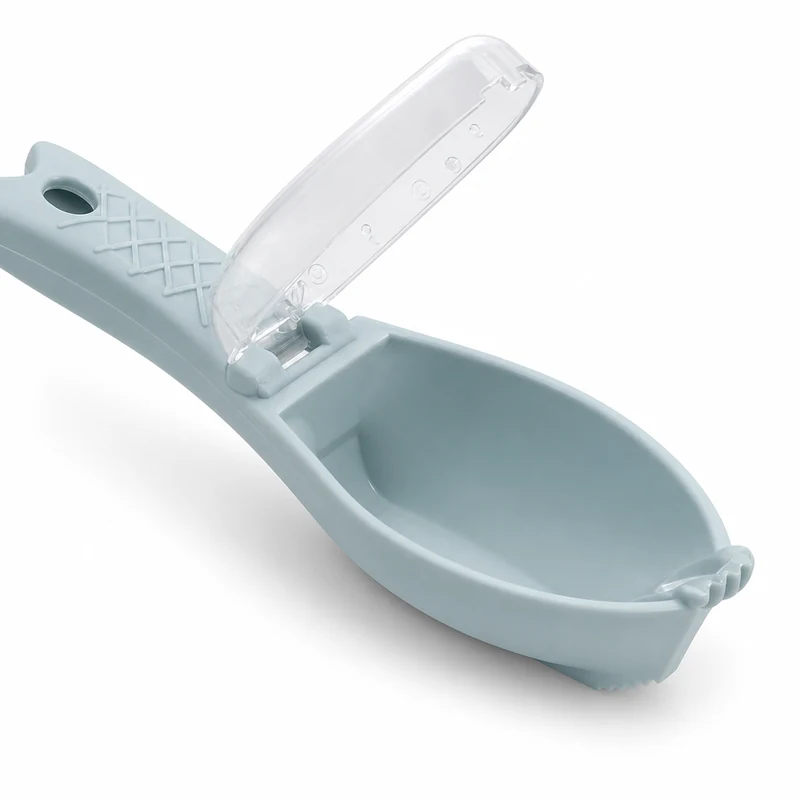 Nordic blue covered fish scaler with ergonomic handle