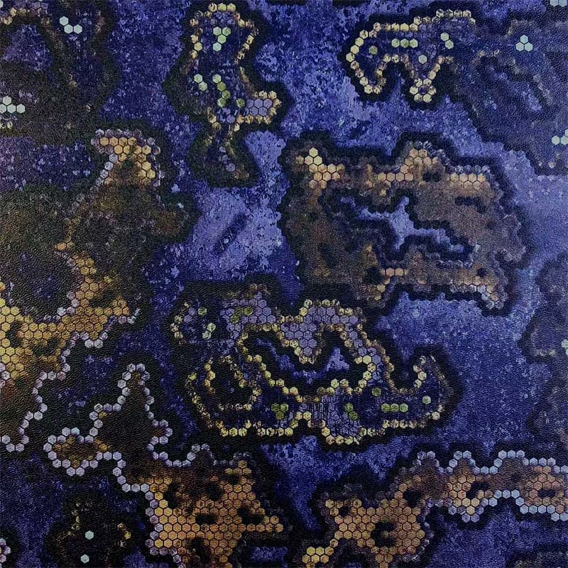 Blue patterned Kydex sheet for DIY knife sheath making