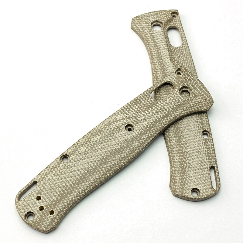 Bugout 535 handle scales in textured Micarta material