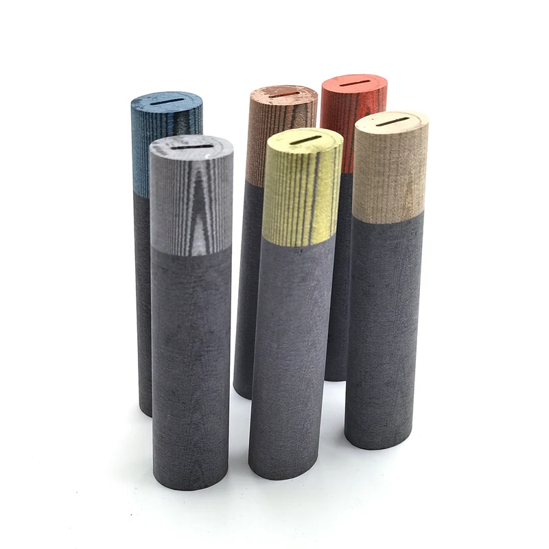 G10 knife handle material in two-tone composite blank, pre-shaped for DIY knife making